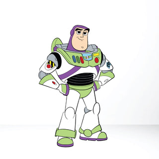 4ft Buzz Space Ranger Cut Out - Solid Colour