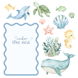 Under The Sea Mini 4ft Birthday Bundle, DIY Party Pack
