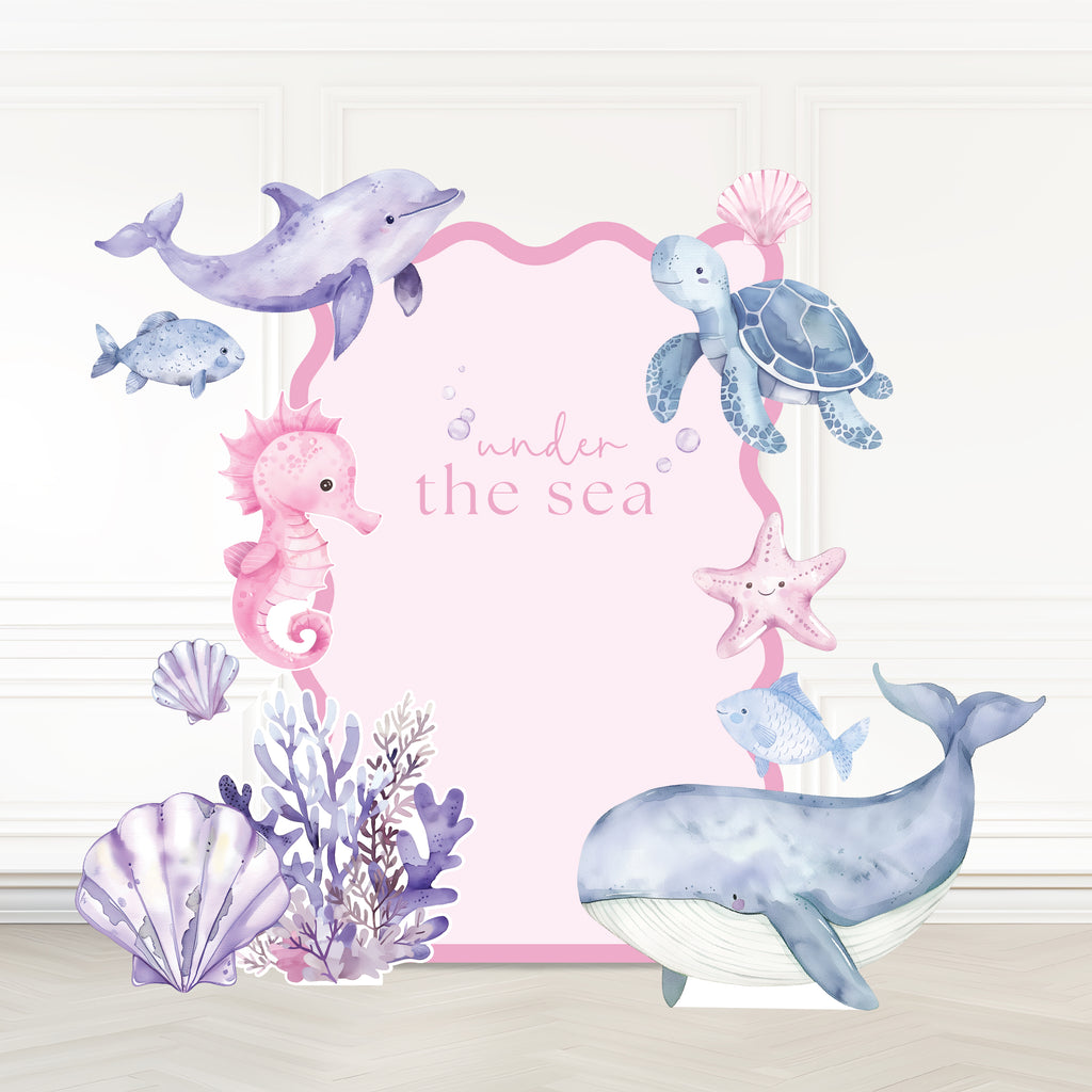 Mini Under the Sea Bundle | Backdrop and Cut Outs Set – Cardboard Kustomz
