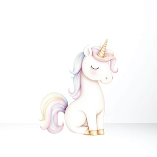 Unicorn Sitting Cut Out