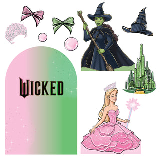 Wicked Mini 4ft Birthday Bundle, DIY Party Pack