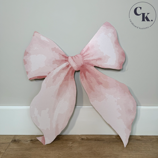Pink Bow Cut Out, Pink Bow Cardboard Cut Out image 4