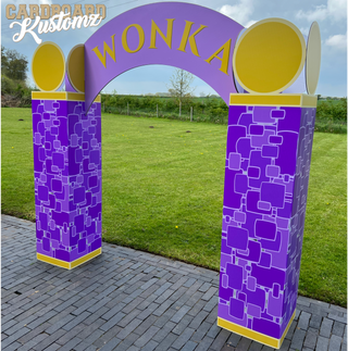 Wonka Gates, Charlie and The Chocolate Factory Gates, Back Drop, Party Decor image 2