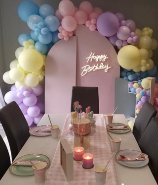 Triple Back Drop, Party Backdrop, Sail, Balloon Back Drop image 1