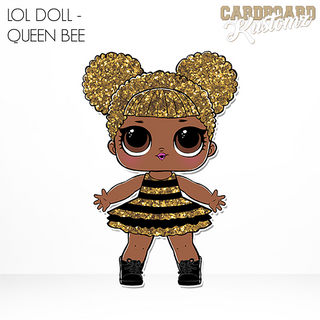 LOL Doll Queen Bee Cut Out, Cardboard Cut Out, LOL Surprise -Queen Bee image 0