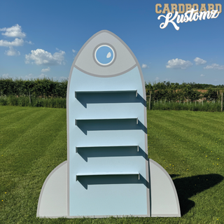 Rocket Backdrop With Shelves - Rocket back drop image 0