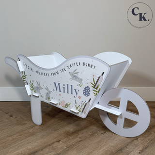 Easter Wheel Barrow Egg Cart, Bunny Barrow image 3