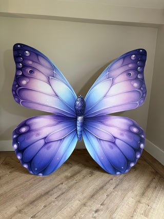 Two piece butterfly back drop, butterfly party decoration  image 0