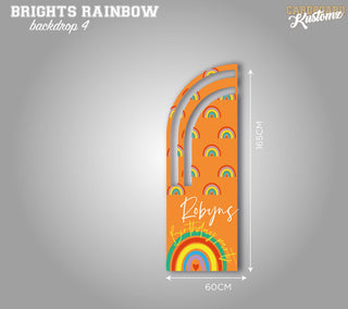 Bright Rainbow Photo, Party, Back Drop - Rainbow Repeat image 0
