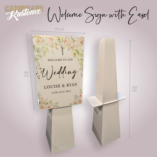 Customisable Welcome Sign with Easel image 0