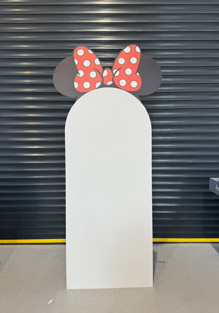 Minnie Ears BackdropTopper, Mouse Ears Backdrop Topper. Minnie Ears Cut Out image 0