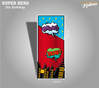 Super Hero Backdrop image 2