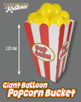 Giant Balloon Popcorn Bucket image 0