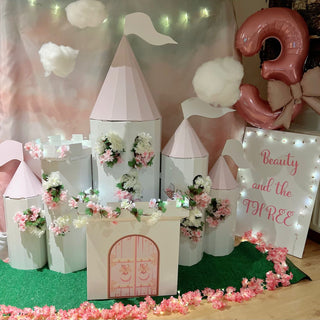 Princess 3D Castle Photo Prop – Magical Party Decoration