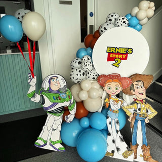 Set Of Three Toy Water Colour Cut Outs - Woody, Buzz and Jessie 3ft