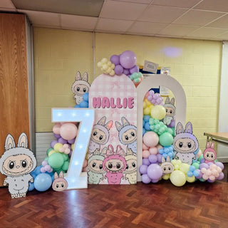 Custom Design Arched Backdrop Sailboard