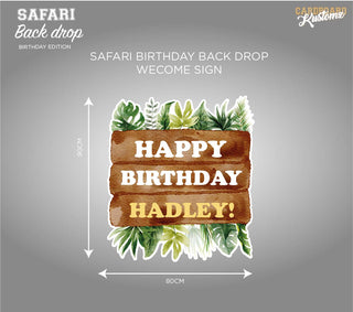 Baby Safari Welcome Sign image 0