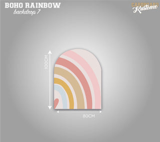 Boho Rainbow Photo, Party, Back Drop - Mini Back Drop image 0