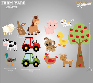 Farm Character Cut Out image 0