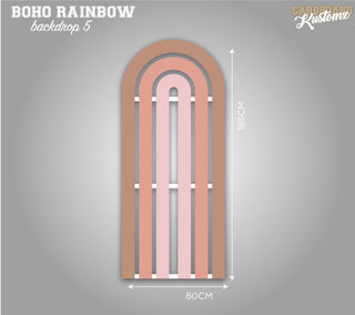 Boho Rainbow Photo, Party, Back Drop - Rainbow Style image 0