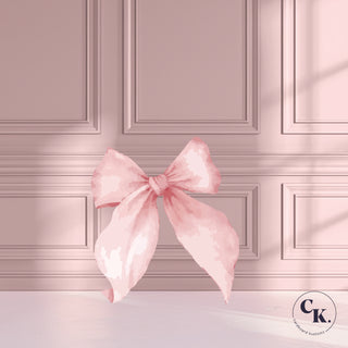 Pink Bow Cut Out, Pink Bow Cardboard Cut Out image 0