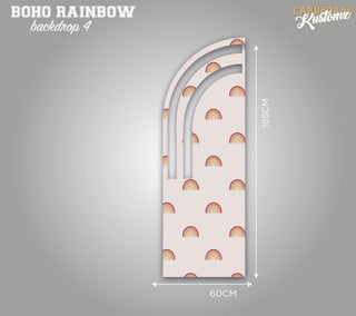 Boho Rainbow Photo, Party, Back Drop - Rainbow Repeat image 0