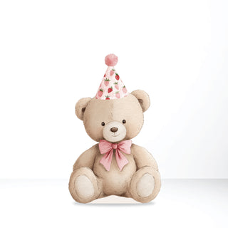 Berry Birthday Bear Cut Out