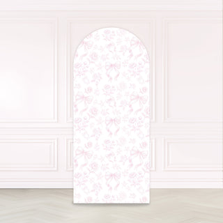 Bow Toile Print Backdrop