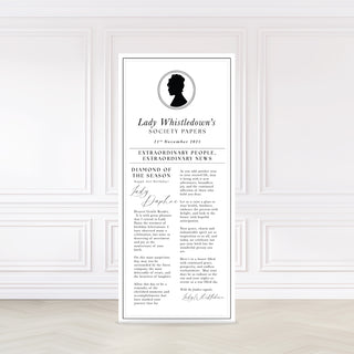 Bridgerton Birthday Backdrop