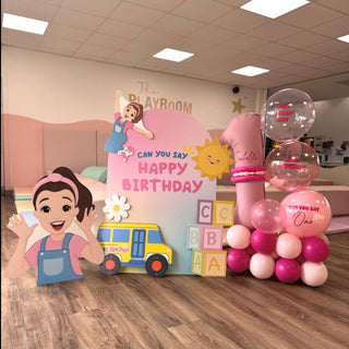 Ms. Children's Entertainer Mini 4ft Birthday Bundle, DIY Party Pack