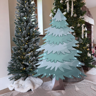 Light Up Christmas Tree Cut Out