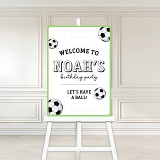 Football Theme Welcome Sign