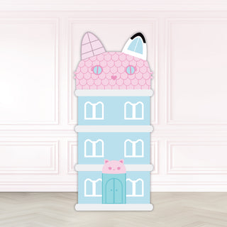 Dollhouse Girl Birthday House Backdrop