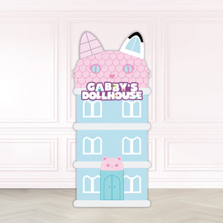 Dollhouse Girl Birthday House Backdrop