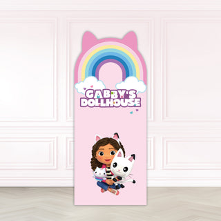 Dollhouse Girl Birthday Backdrop