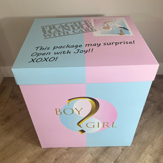 Giant Gender Reveal Balloon Box