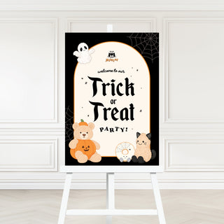 Halloween Friends, Trick or Treat Welcome Sign