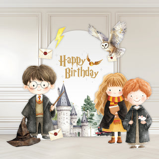 Wizard School Mini 4ft Birthday Bundle, DIY Party Pack