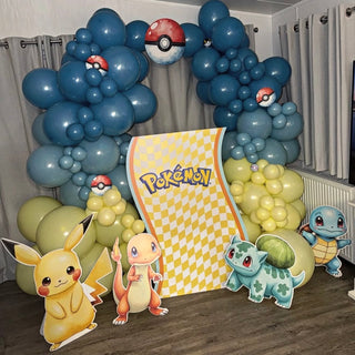 Pokemon Mini 4ft Birthday Bundle, DIY Party Pack