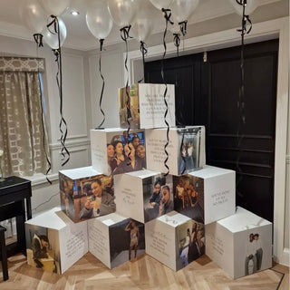 Giant Photo Cubes Personalised 40cm Boxes
