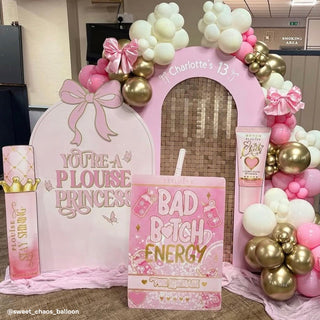 Makeup Girl Mini 4ft Birthday Bundle, DIY Party Pack