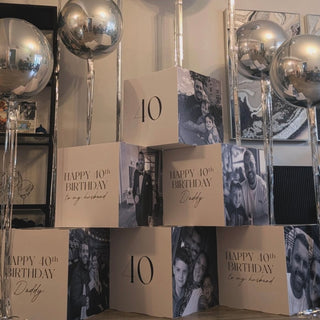 Giant Photo Cubes Personalised 40cm Boxes