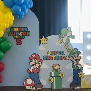 Super Gamer Mini 4ft Birthday Bundle, DIY Party Pack