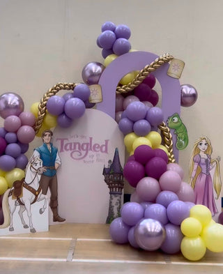 Rapunzel Mini 4ft Backdrop Bundle, DIY Party Pack