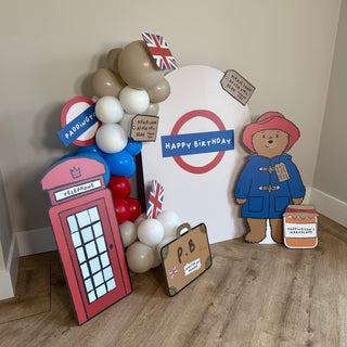London Bear Mini 4ft Birthday Bundle, DIY Party Pack
