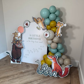 Gruffalo Book Mini 4ft Birthday Bundle, DIY Party Pack