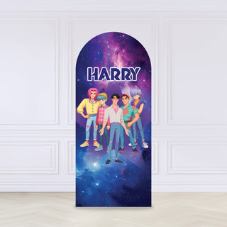 Saja Boys Birthday Backdrop