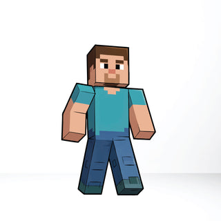 Mine Gamer Man Cut Out