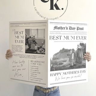Newspaper Mother's Day Celebration, Giant Card