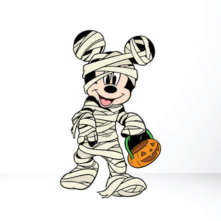 Classic Halloween Mummy Boy Mouse Cut Out